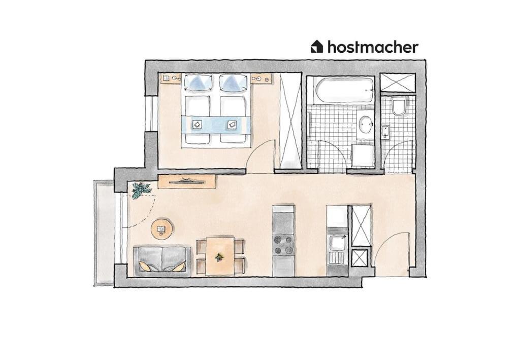 Urban 1Br Retreat, Easy City Link By Hm Viena Exterior foto